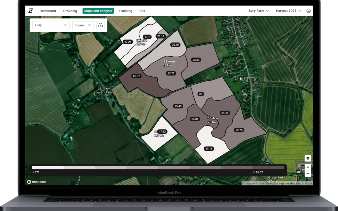 View Sand, Silt & Clay Data in Contour